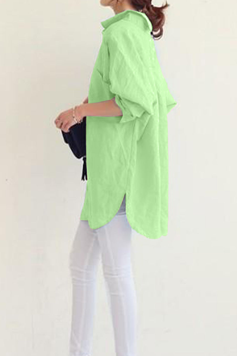 Oversized Linen Shirt