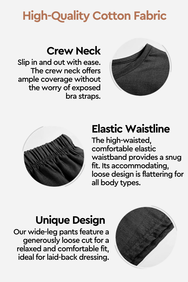 Comfy Linen-like Shirt &amp; Shorts Two-Piece Set