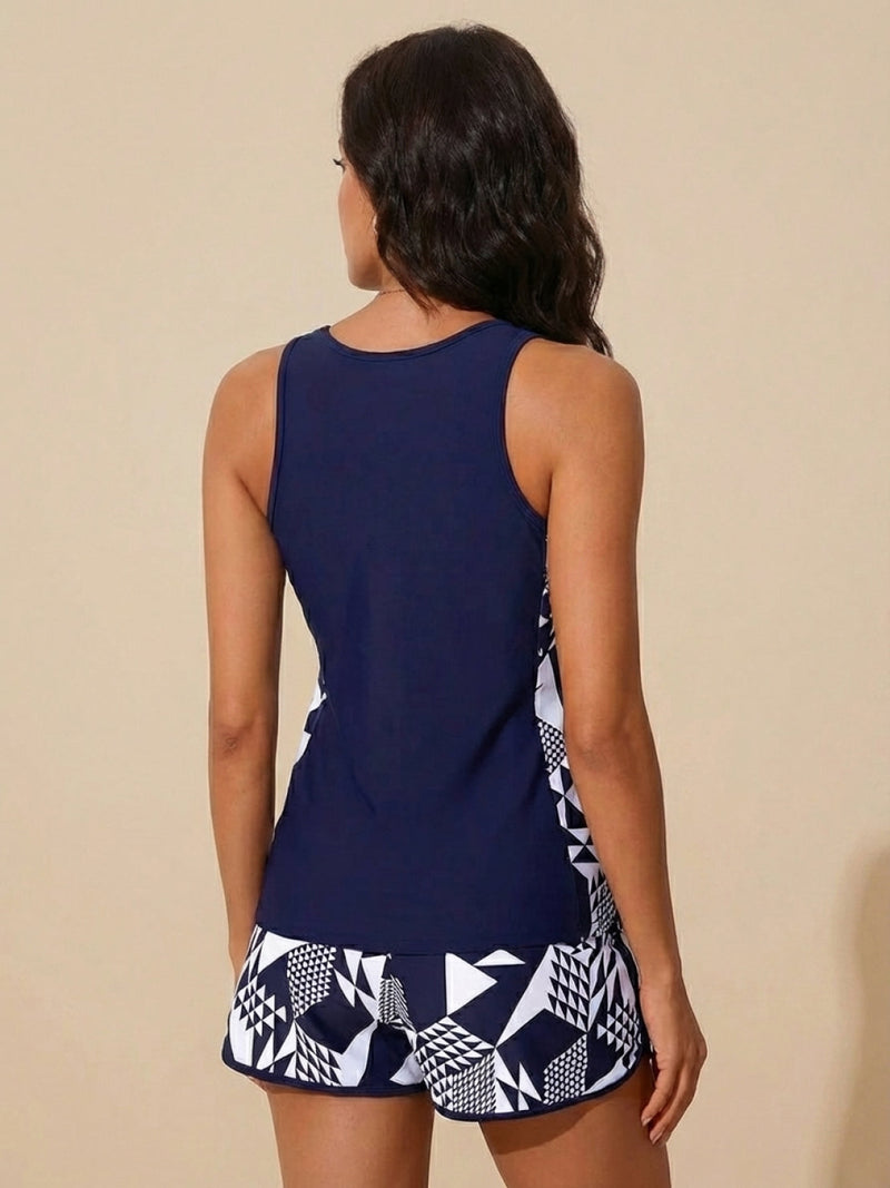 Racerback Two-Piece Tankini Set