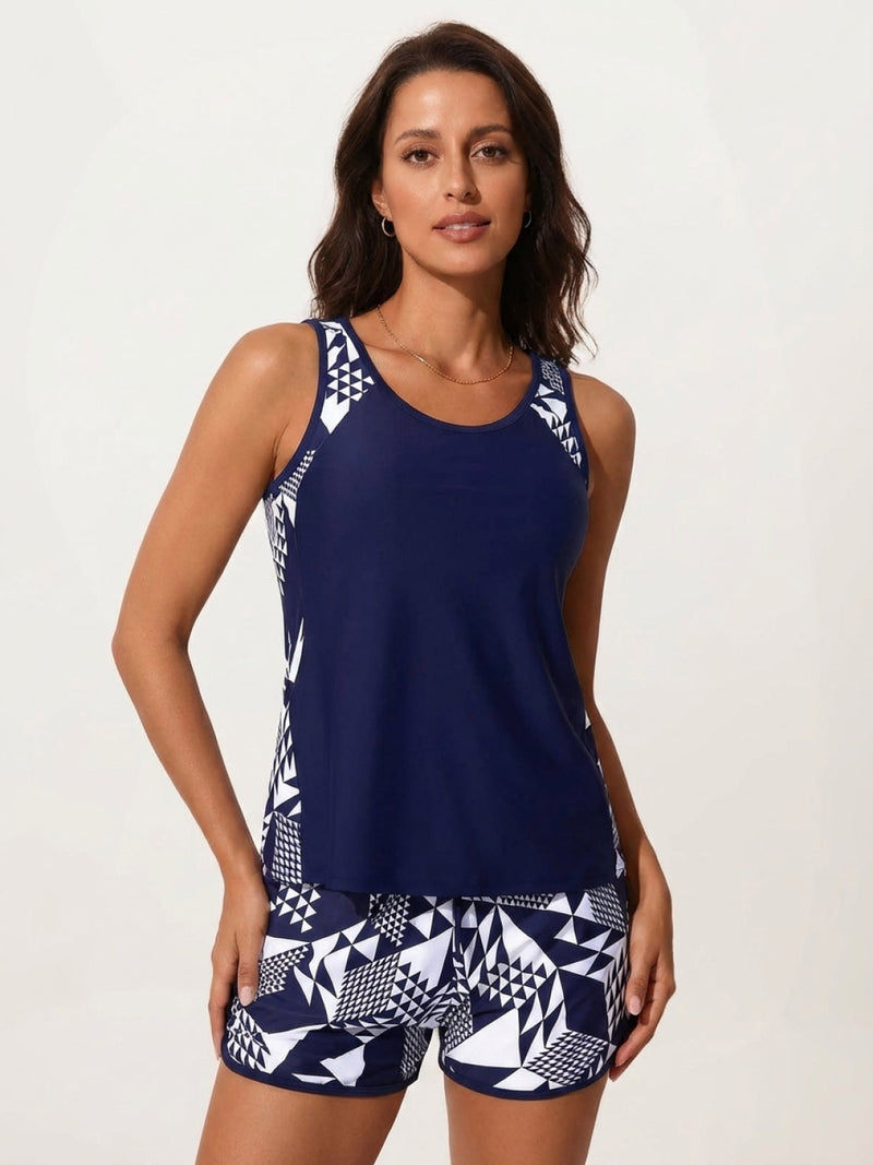Racerback Two-Piece Tankini Set