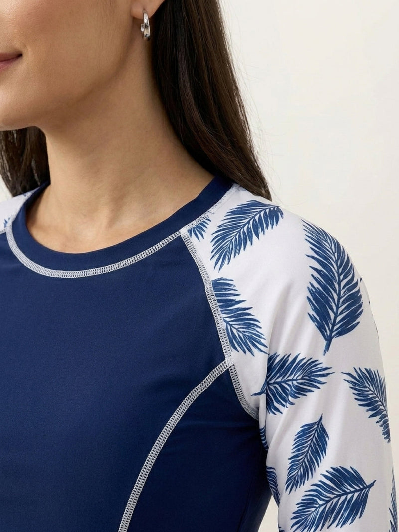 Long-Sleeve UV Rash Guard Set
