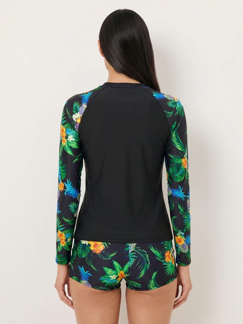 Women Rash Guard Swimsuit