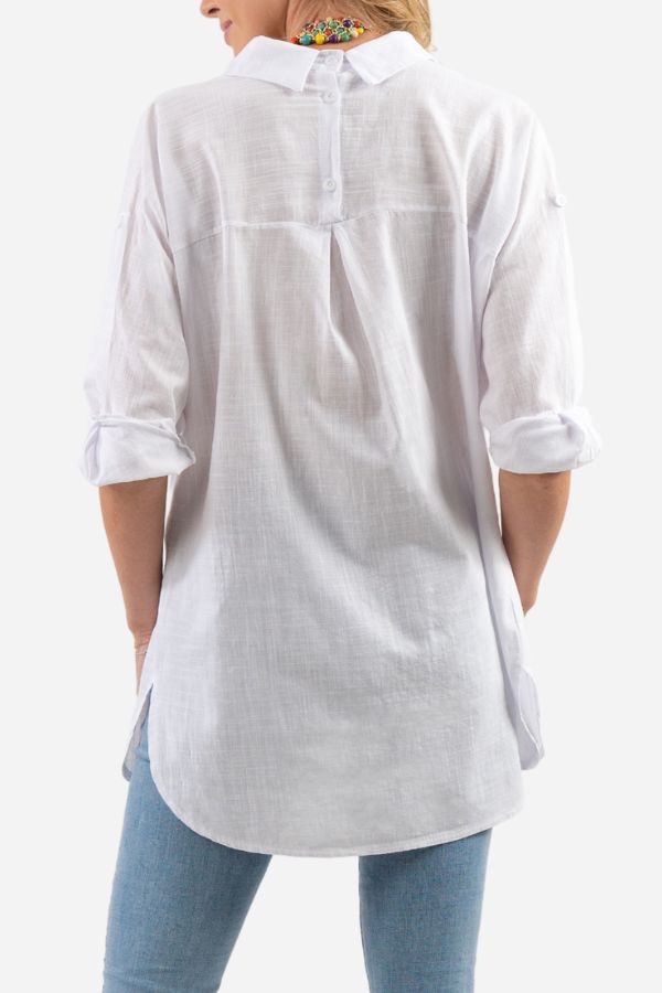 Oversized Linen Shirt