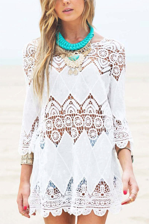 Applique Insert Geo Dress