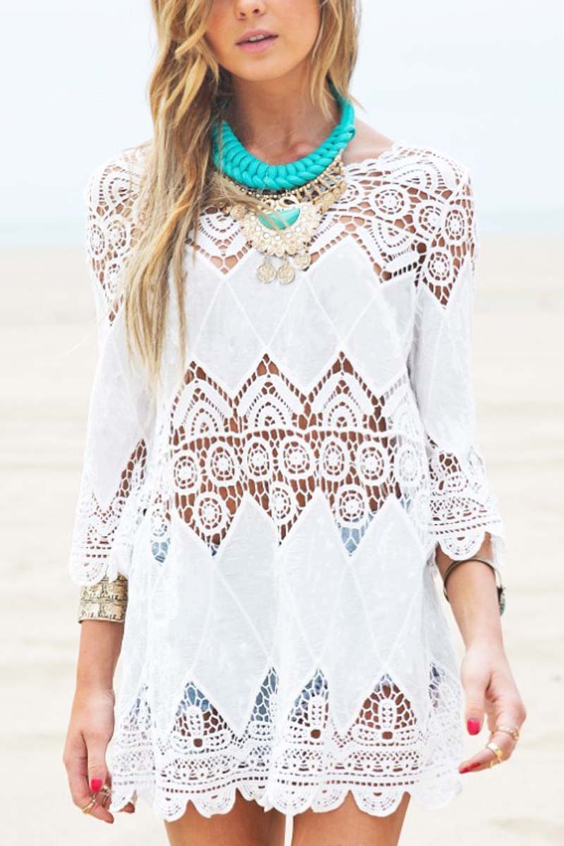 Applique Insert Geo Dress