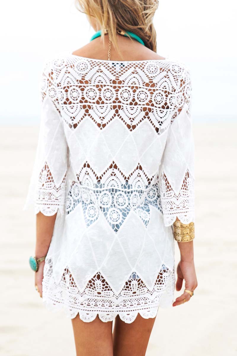 Applique Insert Geo Dress