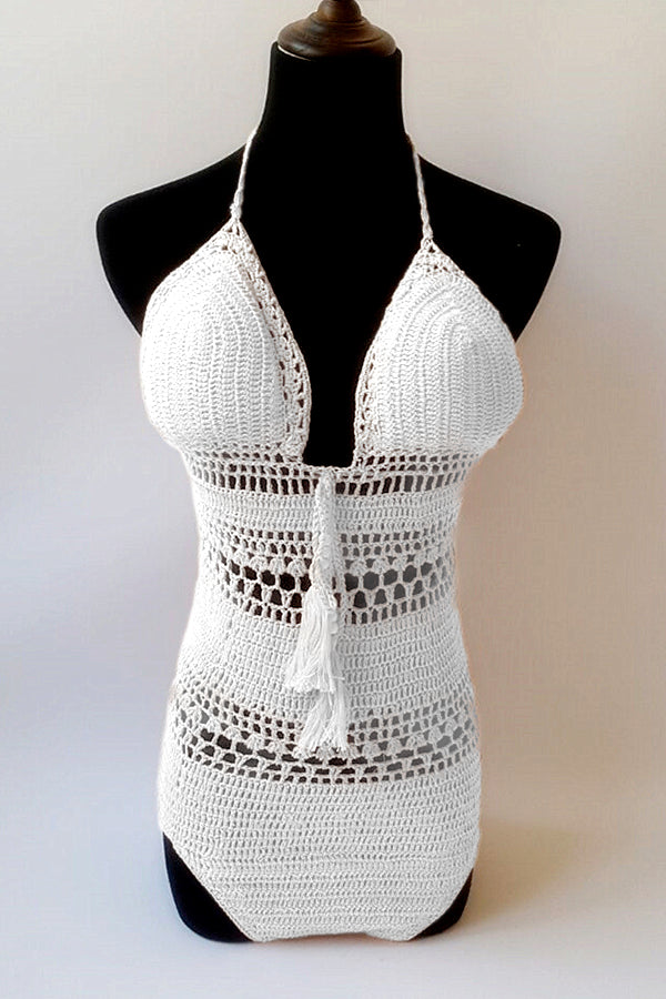 Crochet One Piece Swimsuit