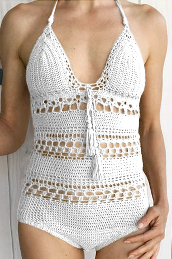 Crochet One Piece Swimsuit